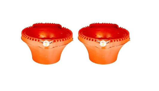 LED Light Water Sensor Diyas with, Ambient Lights.