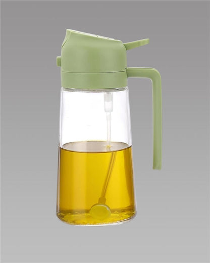 2-in-1 Oil Dispenser - Glass, Spray and Pour Design