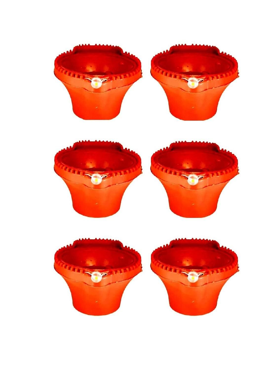 LED Light Water Sensor Diyas with, Ambient Lights.